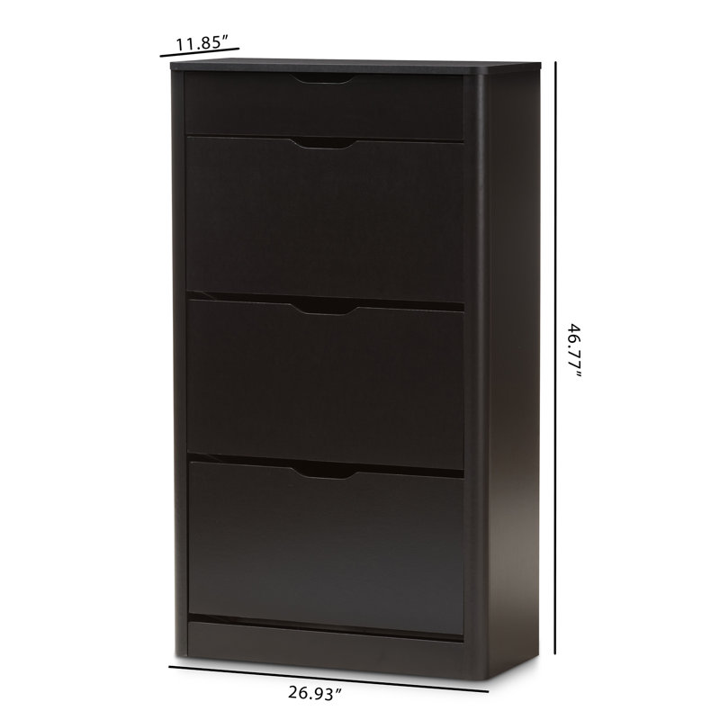 Rebrilliant Belote 12 Pair Shoe Storage Cabinet Reviews Wayfair
